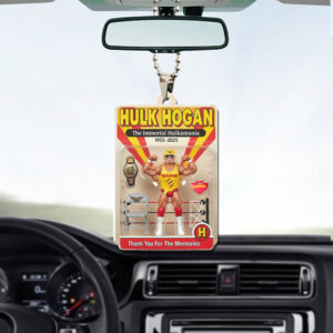 Hulk Hogan Custom Shape 1-sided Acrylic Car Ornament - TMTHU 231