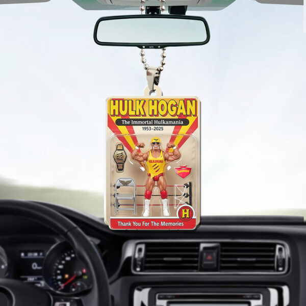Hulk Hogan Custom Shape 1-sided Acrylic Car Ornament - TMTHU 231