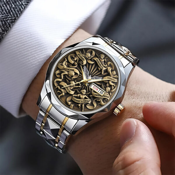 Divino Espírito Santo Alloy Luxury Quartz Watch - TANTN 15196
