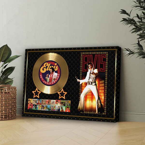 Elvis Presley Rectangle Canvas With Inner Frame - HOATT 12350