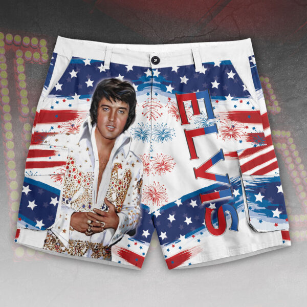 Elvis Presley 3D Cargo Shorts - HOATT 12163