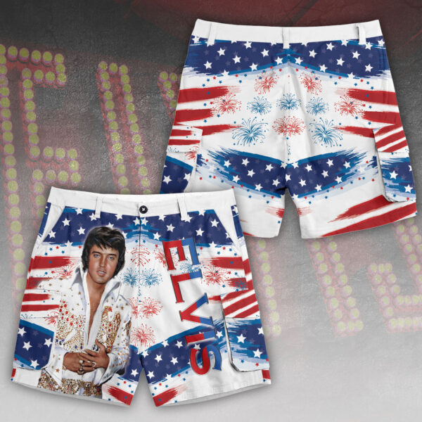 Elvis Presley 3D Cargo Shorts - HOATT 12163
