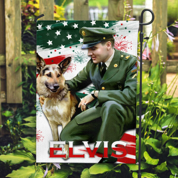 Elvis Presley Garden Flag - HOATT 12215