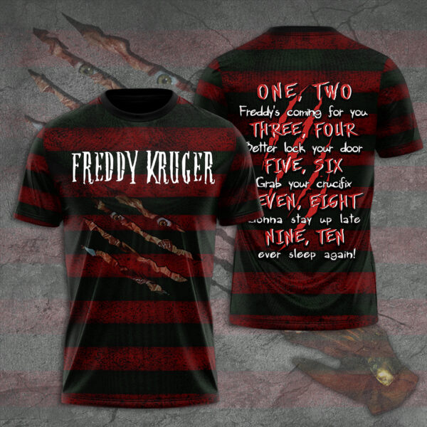 Freddy Krueger x A Nightmare on Elm Street 3D Apparel - TMTHU 185