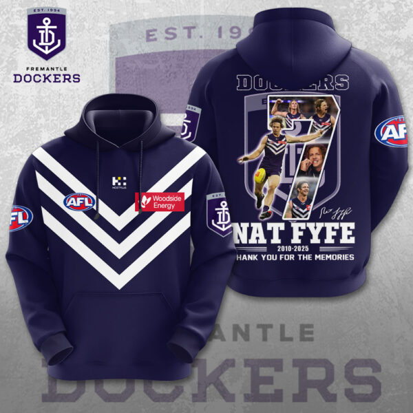 Fremantle Football Club x Nat Fyfe 3D Apparel - MAITM 12516
