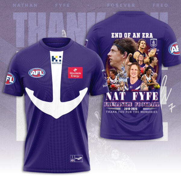 Fremantle Football Club x Nat Fyfe 3D Apparel - MAITM 12512