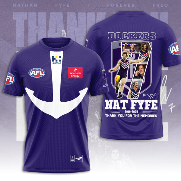 Fremantle Football Club x Nat Fyfe 3D Apparel - MAITM 12517