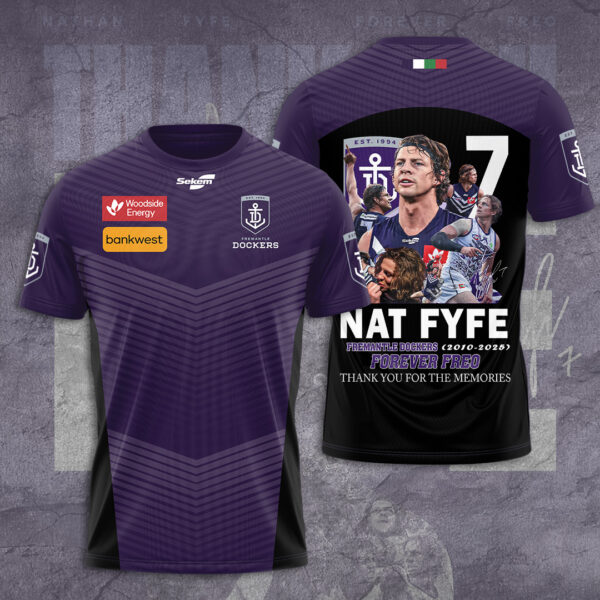 Fremantle Football Club x Nat Fyfe 3D Apparel - TANTN 15247