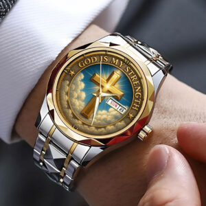 God Is Good Alloy Luxury Quartz Watch - TMTHU 293