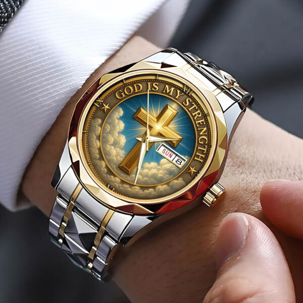 God Is Good Alloy Luxury Quartz Watch - TMTHU 293