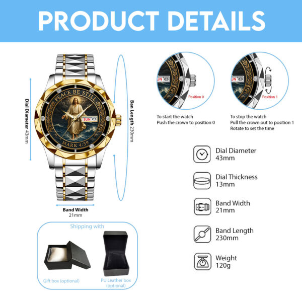 God Is Good Alloy Luxury Quartz Watch - TMTHU 298