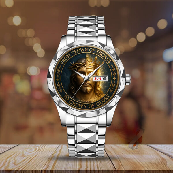 God Is Good Alloy Luxury Quartz Watch - TMTHU 299