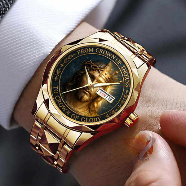God Is Good Alloy Luxury Quartz Watch - TMTHU 299