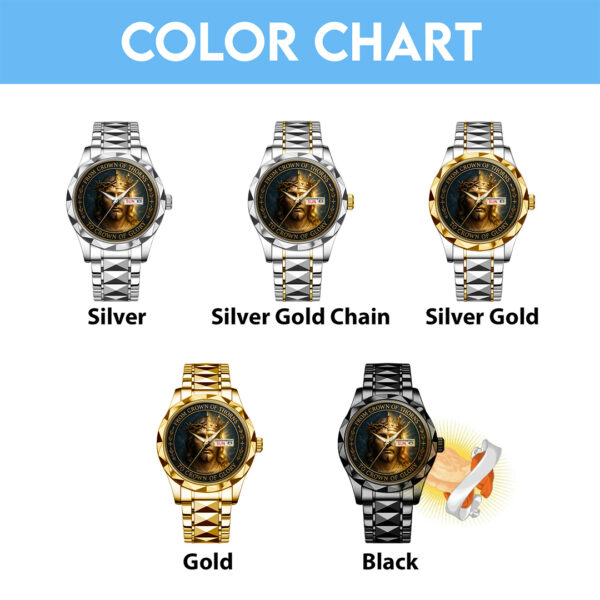 God Is Good Alloy Luxury Quartz Watch - TMTHU 299