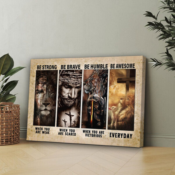 God Is Good Rectangle Canvas With Inner Frame - HOATT 12263
