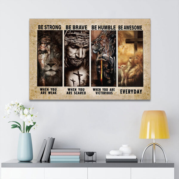 God Is Good Rectangle Canvas With Inner Frame - HOATT 12263