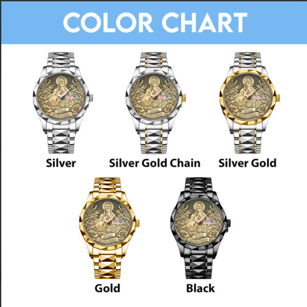 God Is Good Alloy Luxury Quartz Watch - TANTN 15183