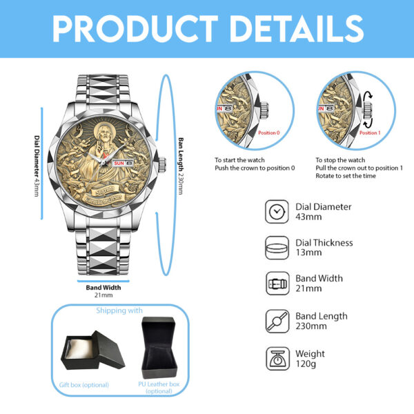 God Is Good Alloy Luxury Quartz Watch - TANTN 15183