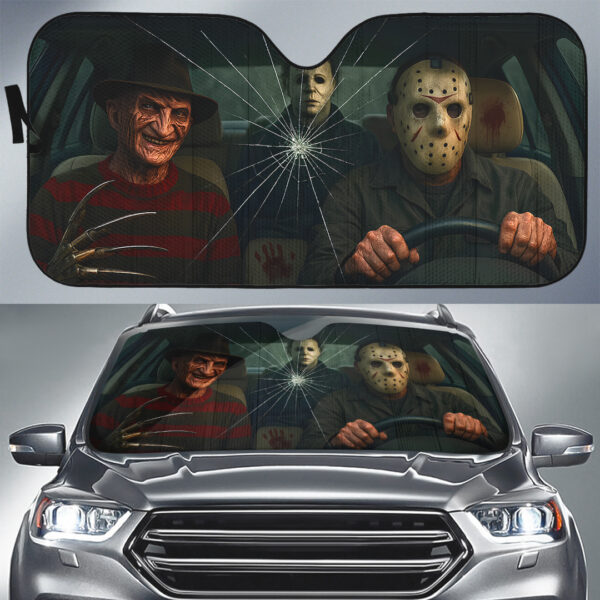 Horror Movies Auto Sun Shade - TMTHU 148