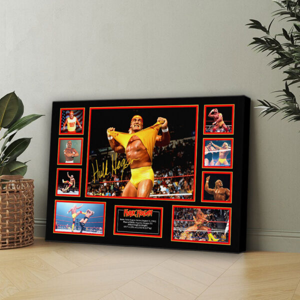 Hulk Hogan Rectangle Canvas With Inner Frame - HOATT 12145