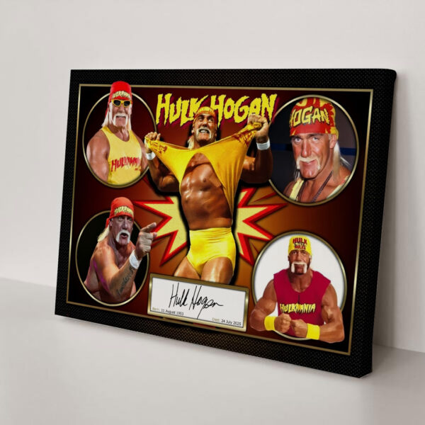 Hulk Hogan Rectangle Canvas With Inner Frame - HOATT 12313