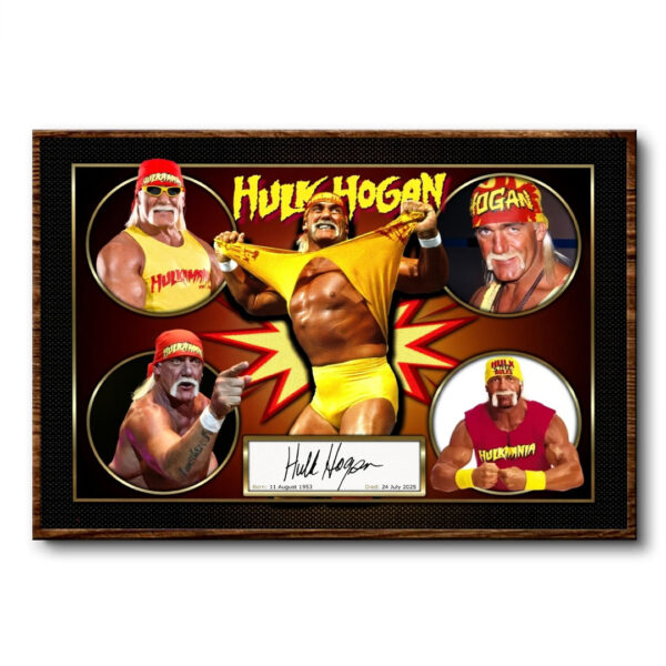 Hulk Hogan Rectangle Canvas With Inner Frame - HOATT 12313