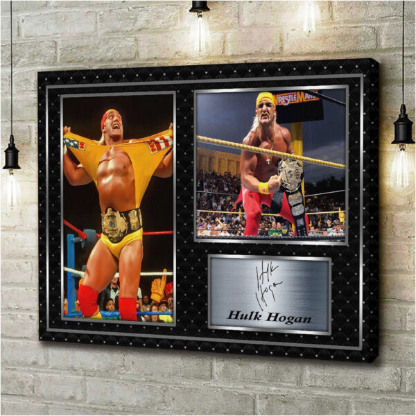Hulk Hogan Rectangle Canvas With Inner Frame - HOATT 12354