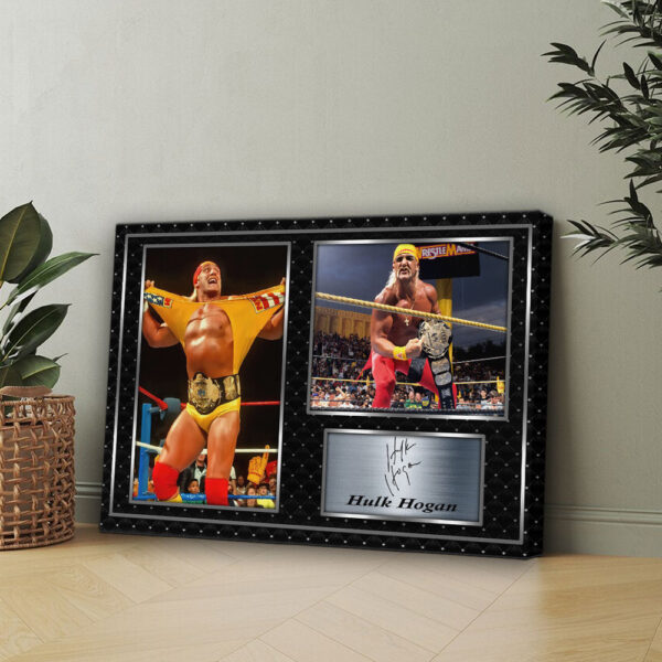 Hulk Hogan Rectangle Canvas With Inner Frame - HOATT 12354