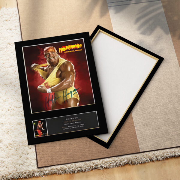 Hulk Hogan Rectangle Canvas With Inner Frame - MAITM 12424
