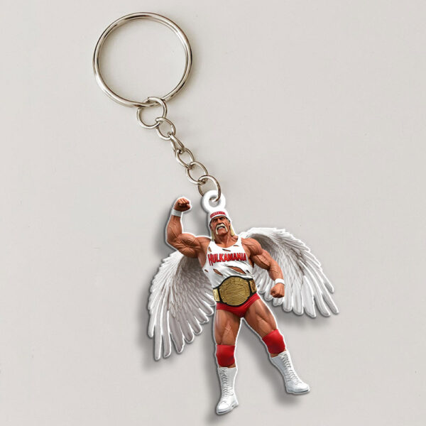 Hulk Hogan Custom Shape 1-sided Keychain - MAITM 12422