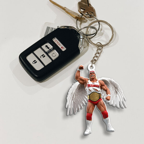 Hulk Hogan Custom Shape 1-sided Keychain - MAITM 12422