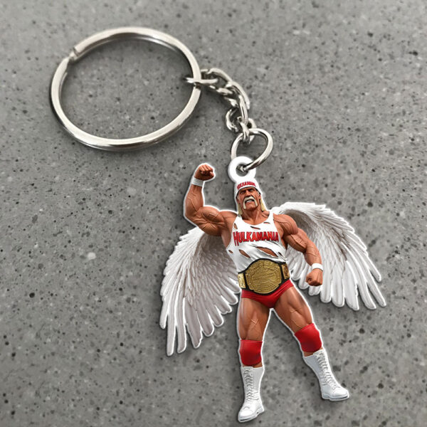 Hulk Hogan Custom Shape 1-sided Keychain - MAITM 12422