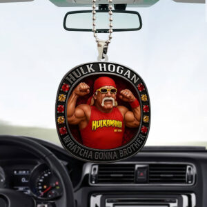 Hulk Hogan Custom shape 2-sided Acrylic Car Ornament - TANTN 15122