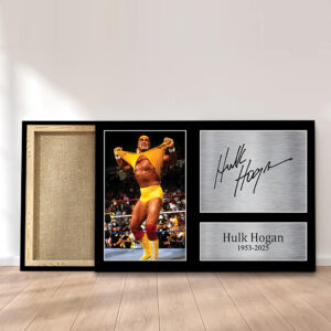 Hulk Hogan Rectangle Canvas With Inner Frame - MAITM 12434