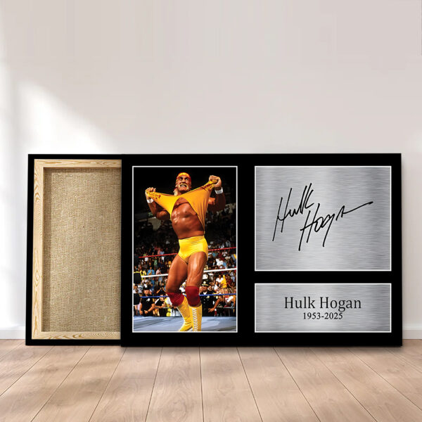 Hulk Hogan Rectangle Canvas With Inner Frame - MAITM 12434