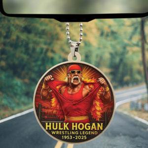 Hulk Hogan Custom shape 2-sided Acrylic Car Ornament - HOATT 12127