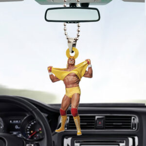 Hulk Hogan Custom shape 2-sided Acrylic Car Ornament - HOATT 12171