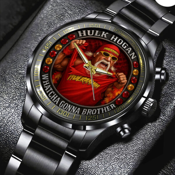 Hulk Hogan Black Stainless Steel Watch - HOATT 12188