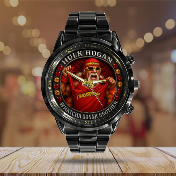 Hulk Hogan Black Stainless Steel Watch - HOATT 12188