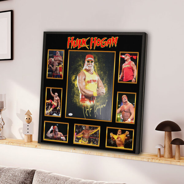 Hulk Hogan Square Canvas With Inner Frame - HOATT 12101