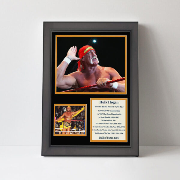 Hulk Hogan Rectangle Canvas With Inner Frame - HOATT 12299