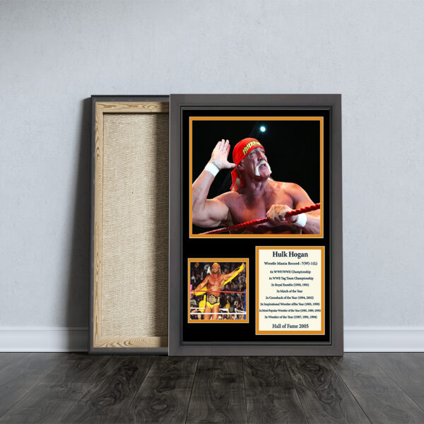 Hulk Hogan Rectangle Canvas With Inner Frame - HOATT 12299