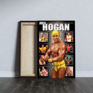 Hulk Hogan Rectangle Canvas With Inner Frame - HOATT 12146