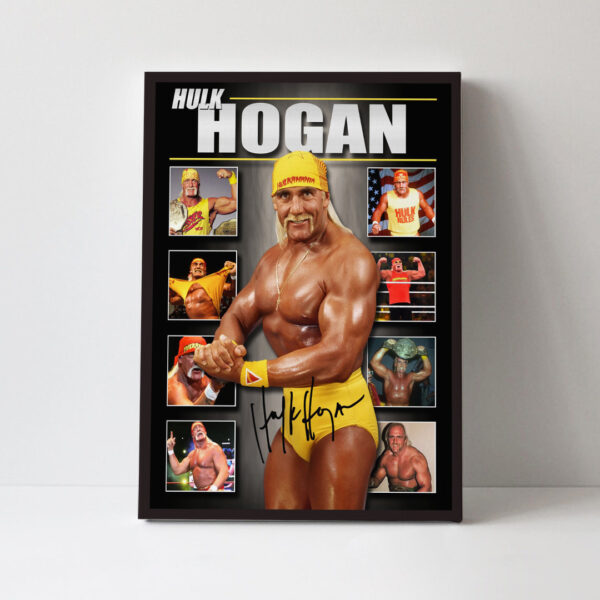 Hulk Hogan Rectangle Canvas With Inner Frame - HOATT 12146