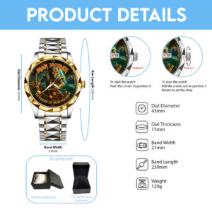 IRMA Alloy Luxury Quartz Watch - TMTHU 240