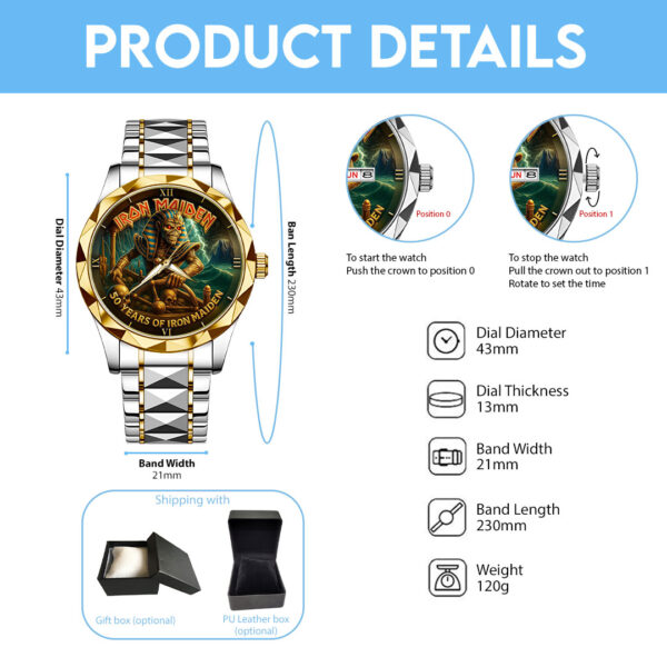 IRMA Alloy Luxury Quartz Watch - TMTHU 240