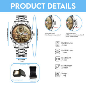 IRMA Alloy Luxury Quartz Watch - TANTN 15093