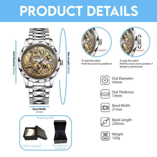 IRMA Alloy Luxury Quartz Watch - TANTN 15094