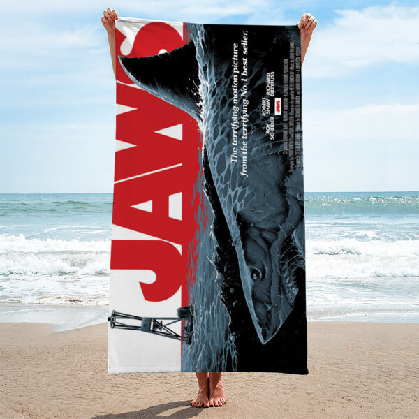 Jaws Rectangle Beach Towel - TANTN 15079