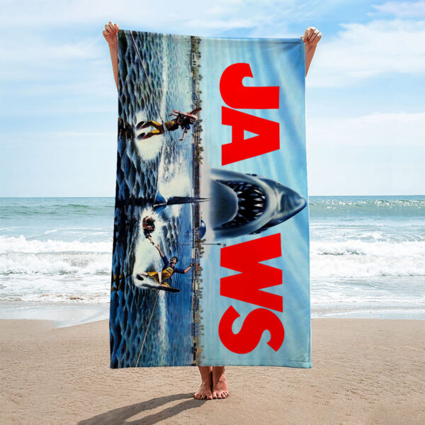 Jaws Rectangle Beach Towel - MAITM 12486